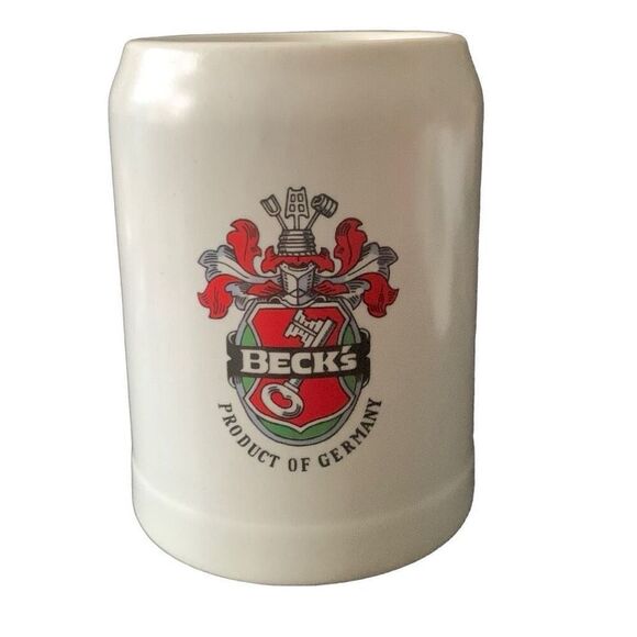 Pre Owned Ceramarte Beck’s Beer Stein Mug Made in Germany Cheers To Quality - Picture 2 of 10